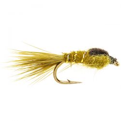 Gold Rib Hares Ear - Olive