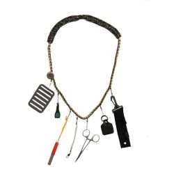 Braided Fly Fishing Lanyard with Tools