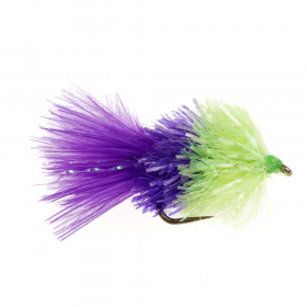 Blob - Two Tone Purple/Lime Barbless Fishing Fly