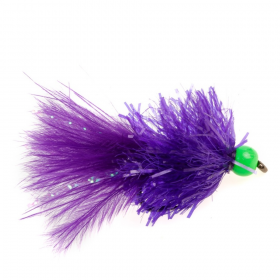 Blob - Hot Head - Purple/Chartreuse Barbless
